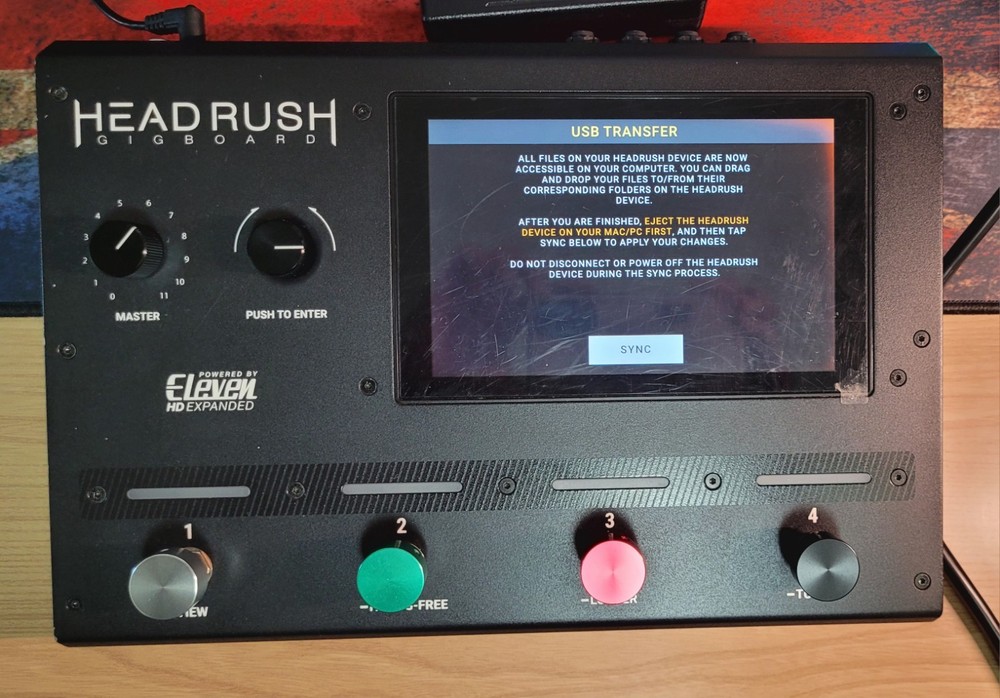 Head rush Gigboard Multi effector processor. eleven-rack DSP,Amp simul,IR loader