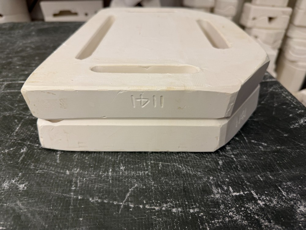 VINTAGE BOOTHE CERAMIC MOLD #1141 LARGE ADDRESS FRAME