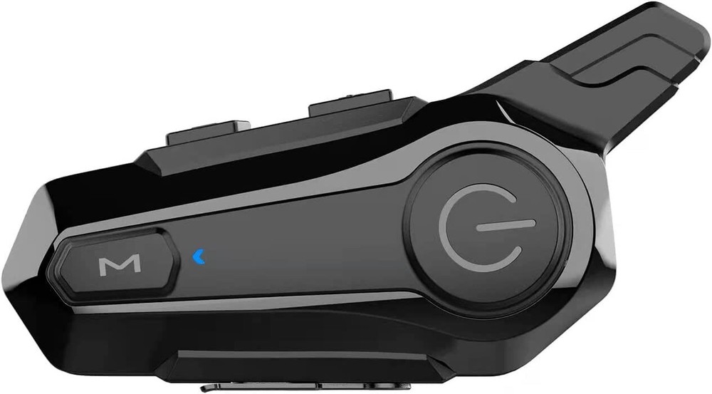 2Pcs Motorcycle Helmet Bluetooth Intercom Headset for front and back Rider