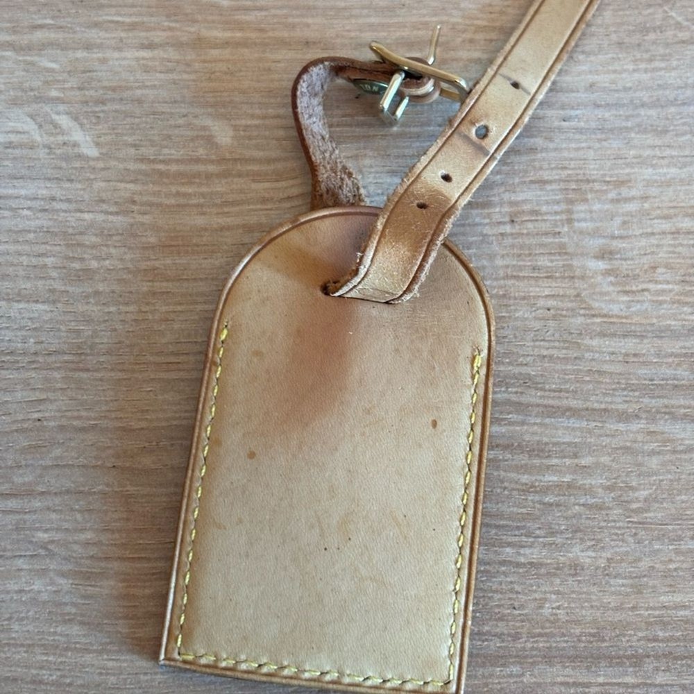Authentic Louis Vuitton id tag