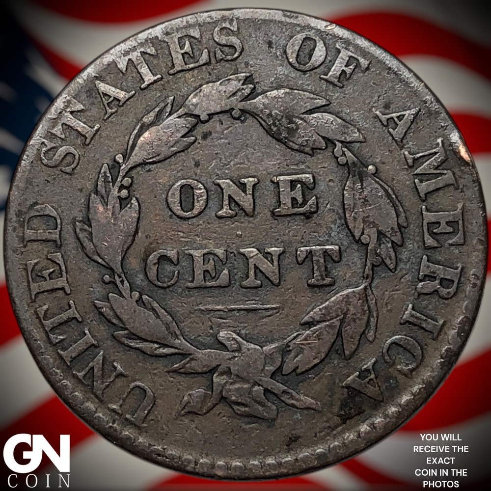 1825 Coronet Head Large Cent Z1030