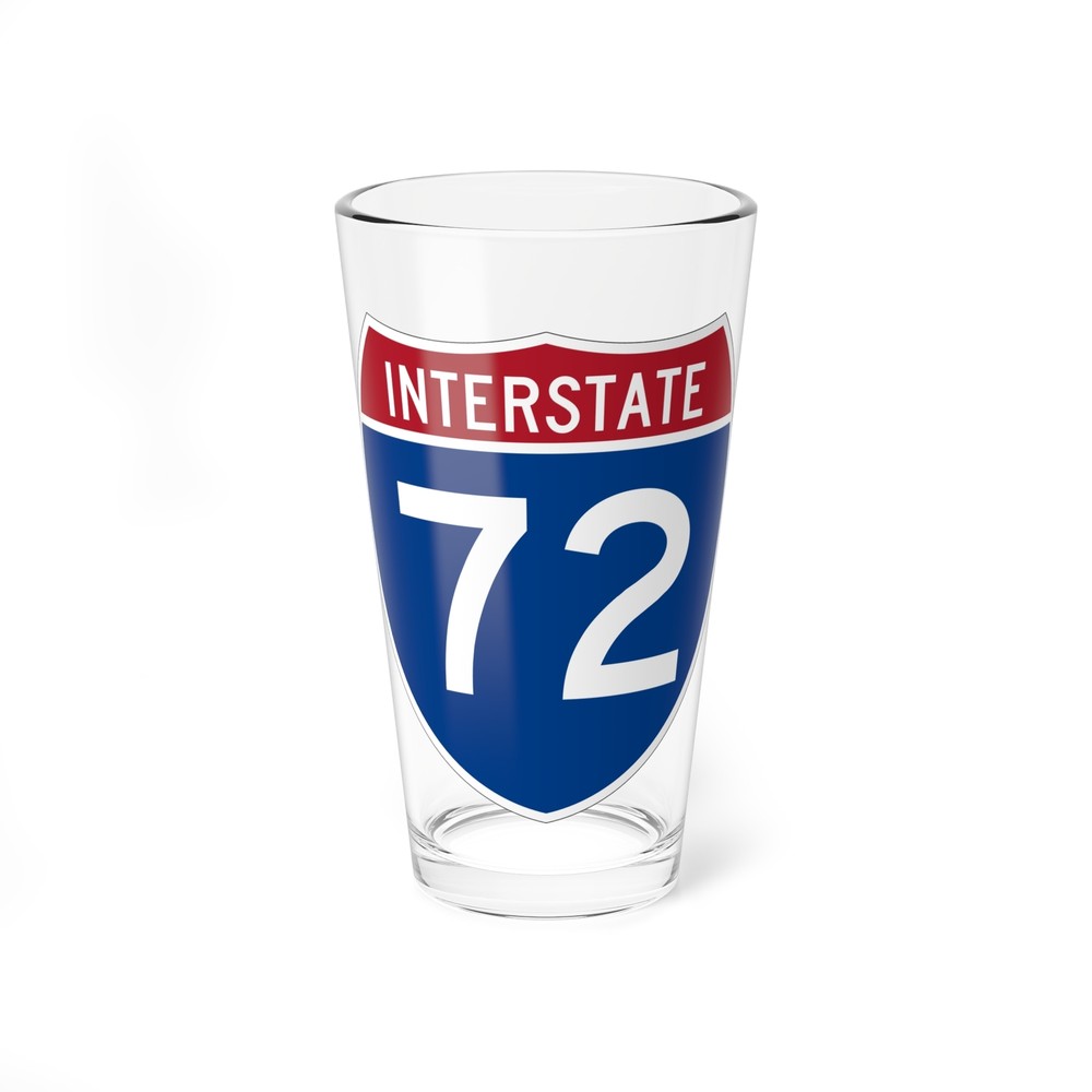 Interstate 72 (U.S. Highways) Pint Glass 16oz