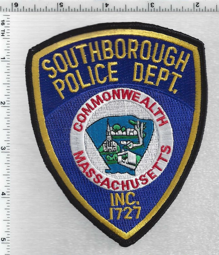 Southborough Police (Massachusetts) 1st Issue Shoulder Patch