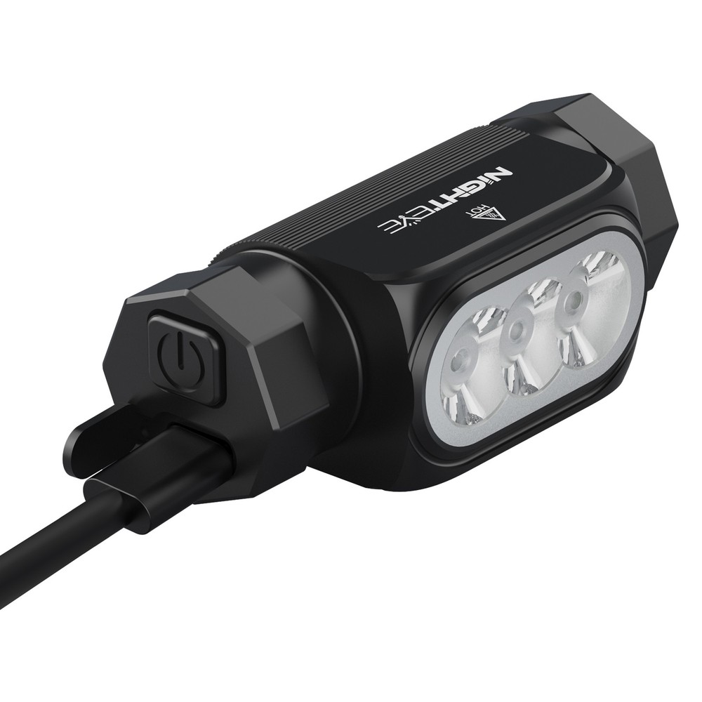 NIGHTEYE Headlamp Flashlight 2000 Lumen LED Rechargeable Headlight White Light