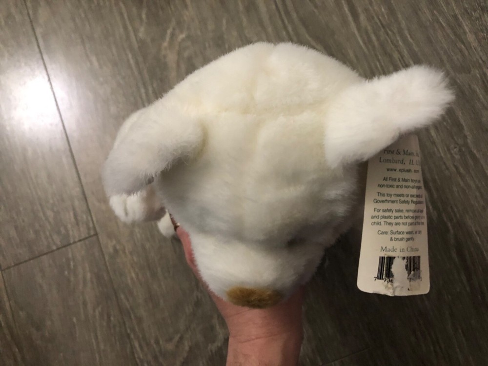 First & Main Boudreau Teddy Bear Vintage Plush Bean NWT 14”