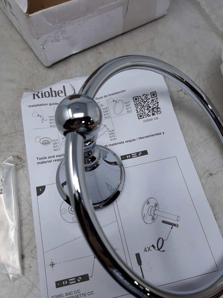 Riobel MM7C Towel Ring Chrome