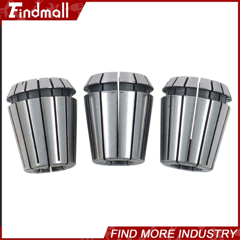 Findmall ER32 Collet Set 18 Pack for MT3 Spindle M12 Thread Spring Collets