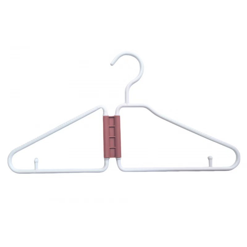 12x Foldable Coat Hanger, Folding Hangers Space Saving, Compact Folding Hangers