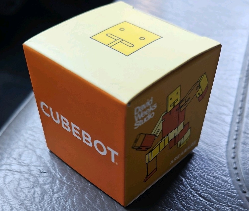 Areaware Cubebot Micro Multicolor #008948  David Weeks Studio Original Box