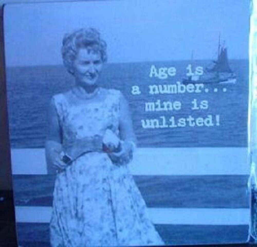 Trash Talk by Annie Refrigerator Magnet--Age is a Number