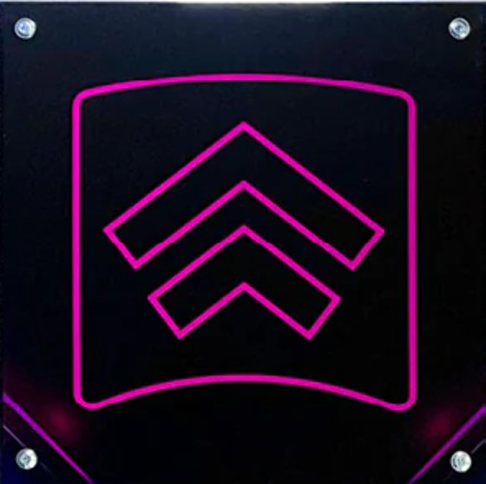 L-TEK EX PRO 2 Panel - Black with Blue/Red Arrows