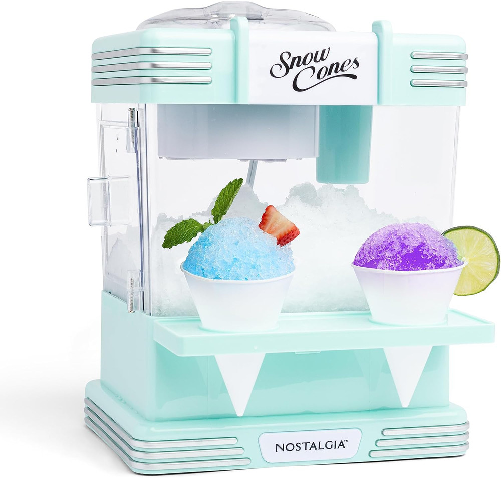 RETRO SNOW CONE MAKER Shaved Ice Slushie Machine