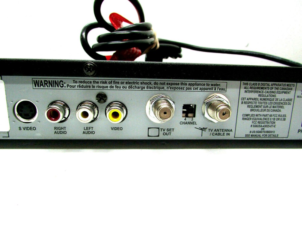 Dish Network Dish Pro Echostar DP301D MPEG2 Black Satellite Receiver No Remote