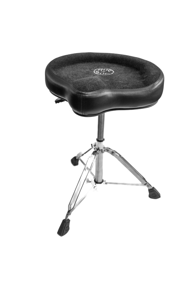 ROC-N-SOC Nitro Gas Drum Throne with Original Saddle, Black