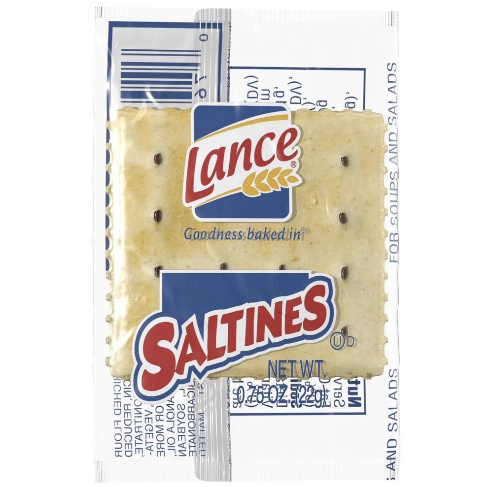 Lance Saltines Crackers, Single Serve Packs, 500 Count