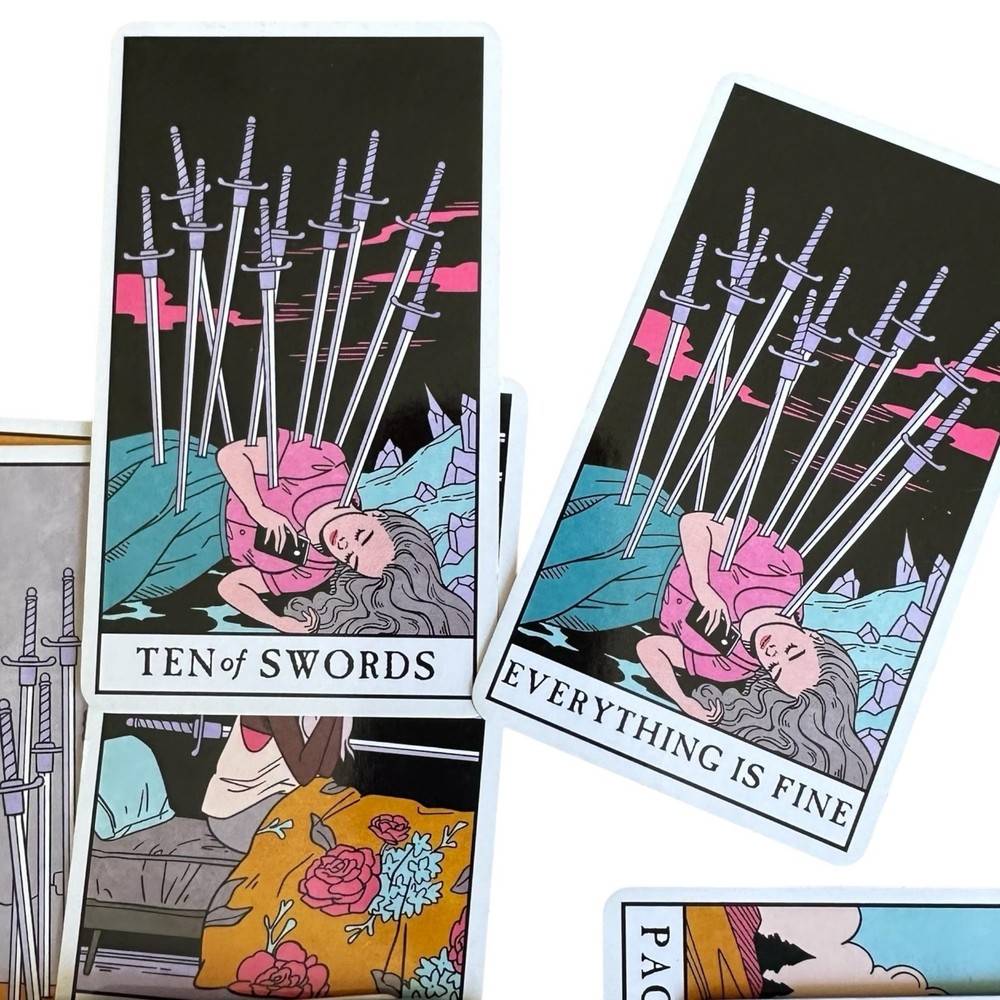 Modern Witch Tarot Deck with Book Original Deck Bonus Card