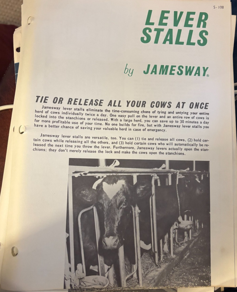 JamesWay Lever Stall Brochure AMIL25