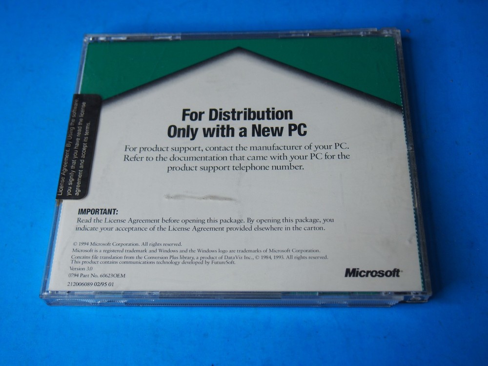 Vintage Microsoft Works - Home Version (PC, 1994) - Disc