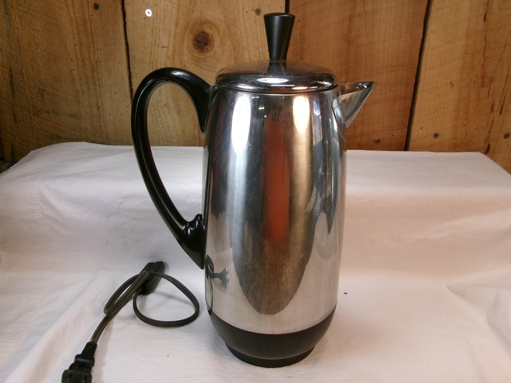 Vintage Farberware Superfast Fully Automatic Percolator Coffee Maker ~ Untested