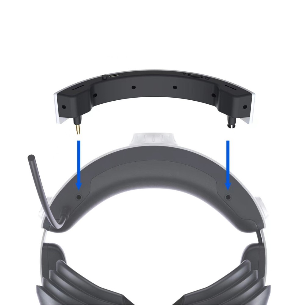 For PS5 PSVR2 Gaming Headset Stereo External Speaker Accessories Type-C Portable