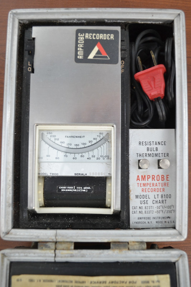 Vintage Amprobe Temperature Recorder Model LT 8100