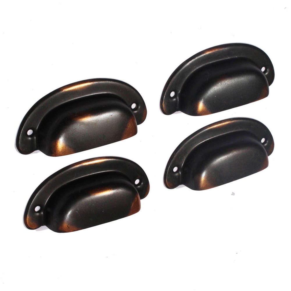 Matching Antique Bin Pulls, Copper Flash, 8 Pulls Available, NBP148