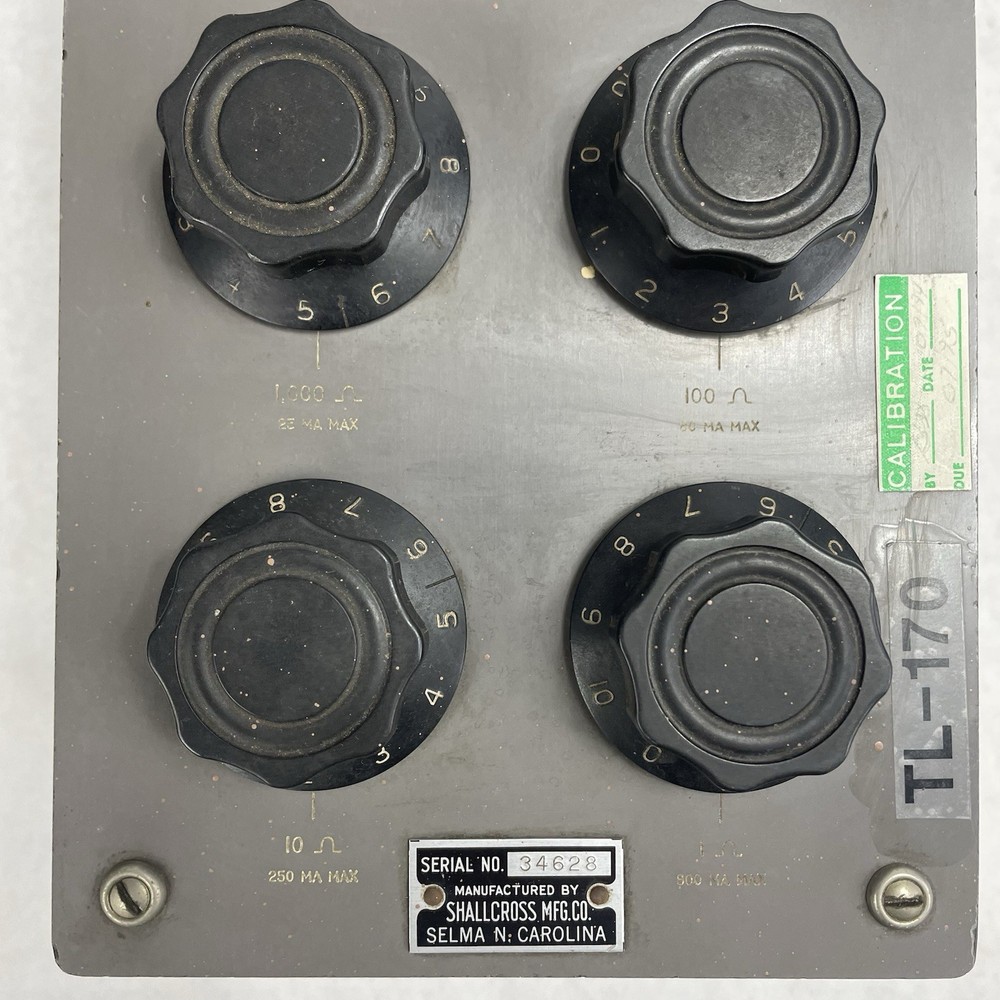 Hallcross No 830 Resistance Box Untested