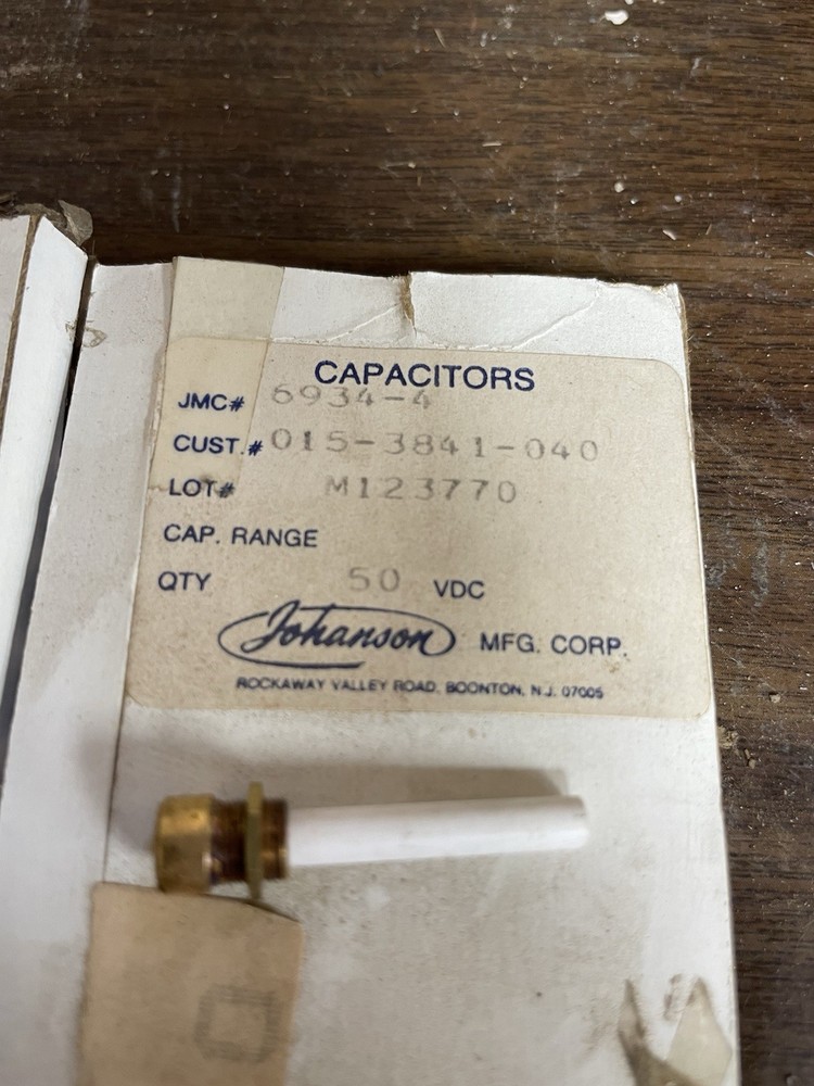 Lot of 37 Johanson variable Ceramic trimmer capacitor