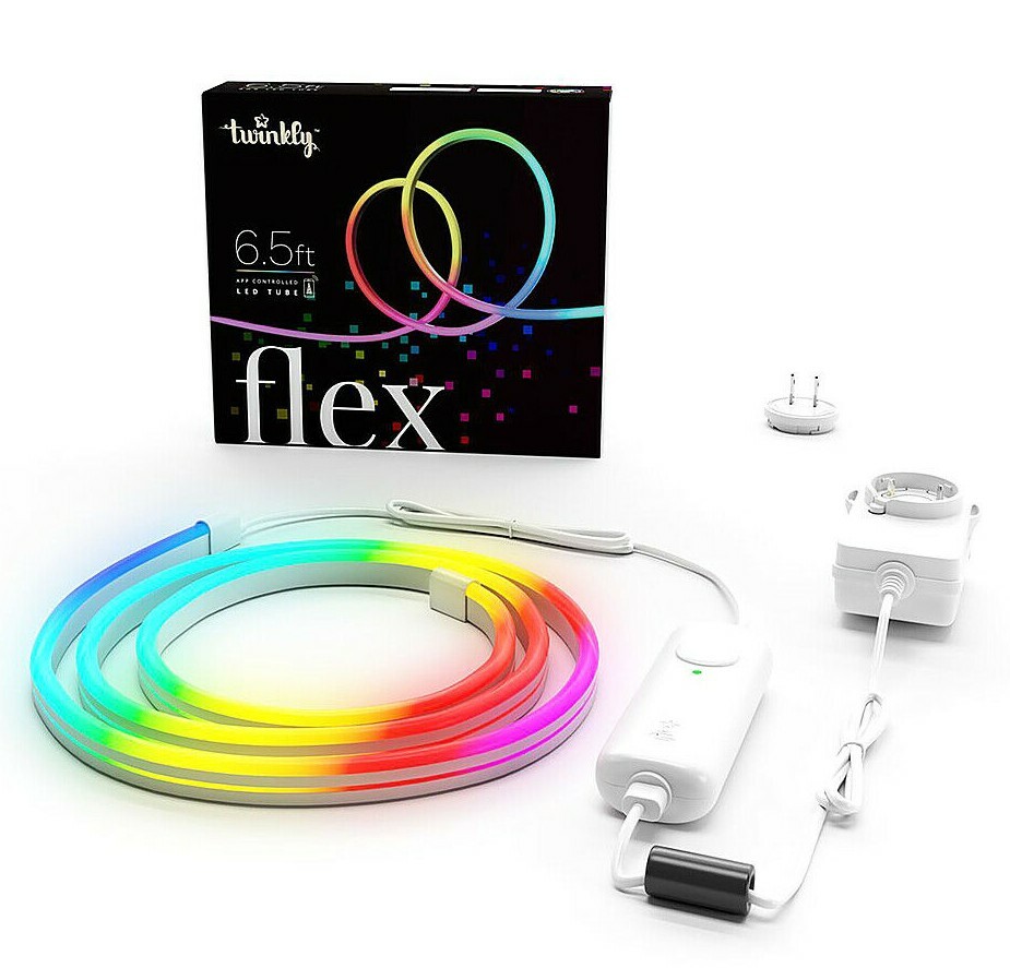Twinkly Flex 6.5ft App-Controlled Flexible RGB Light Tube LED Lights