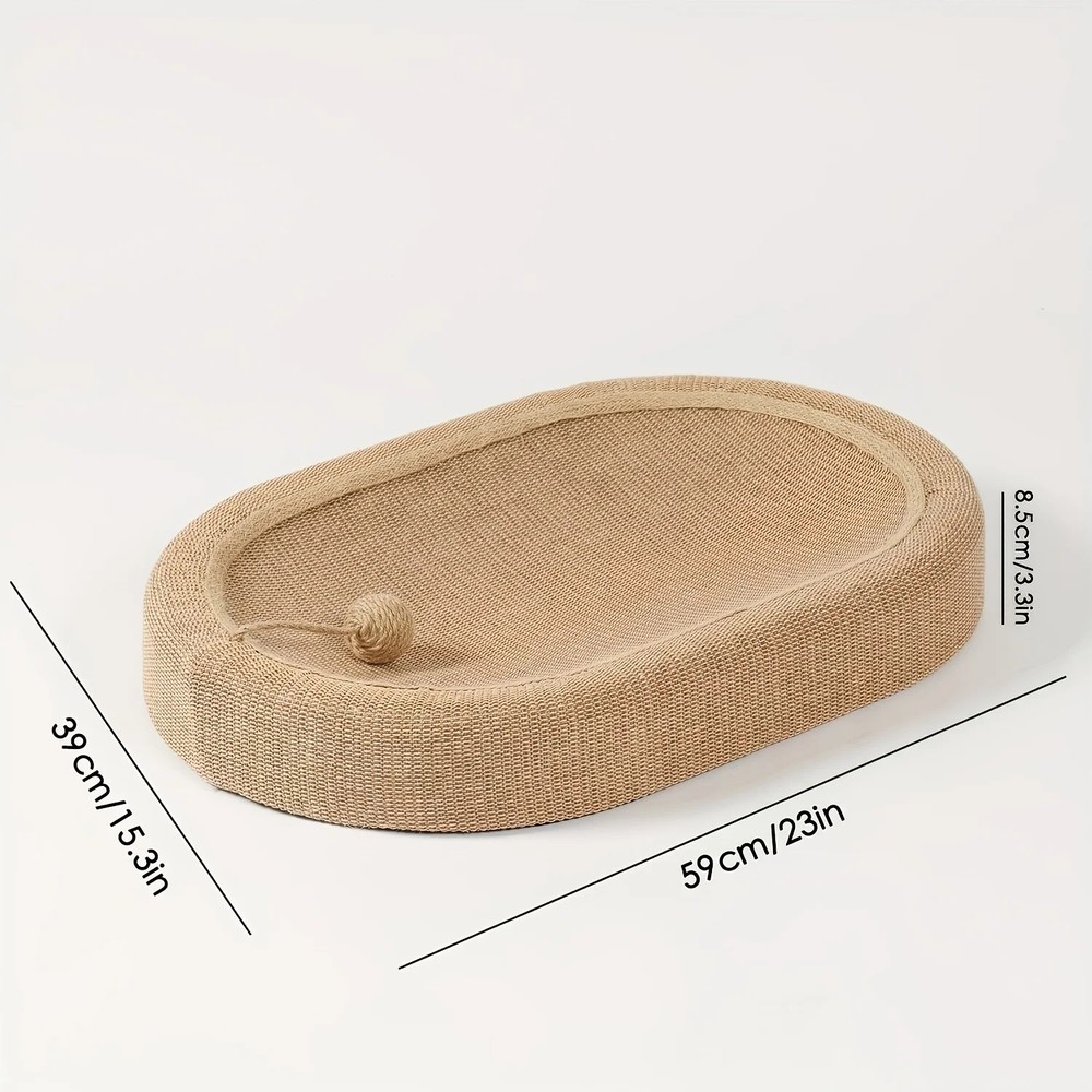 Cat Scratching Board with Litter Box Durable Scratch Pad Claw Toy