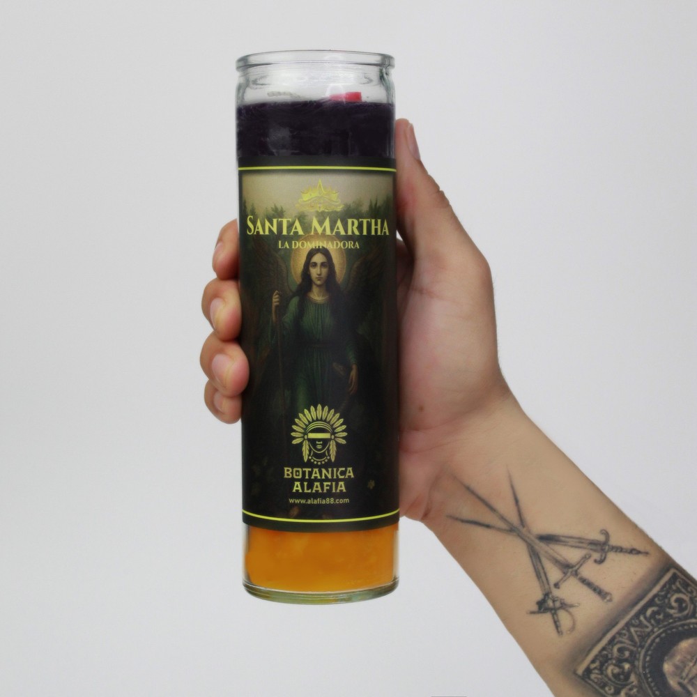 Vela Santa Martha La Dominadora – Poder, Protección y Equilibrio