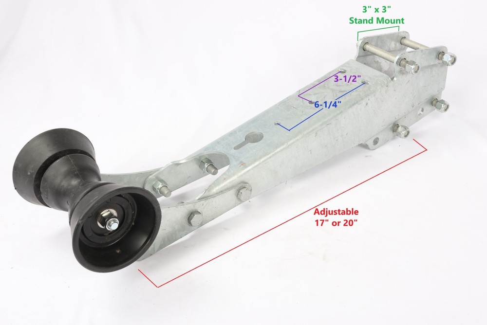 EZ Loader Boat Trailer Adjustable Heavy Duty Winch Mount 3x3 Stand 250-021779-10