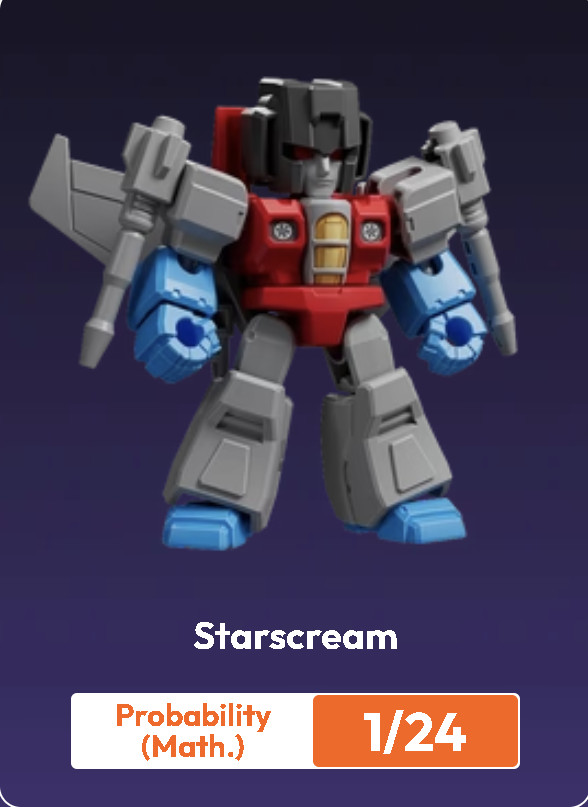 Blokees Transformers Defender Version 02 Mini Model Kit Starscream 1/24