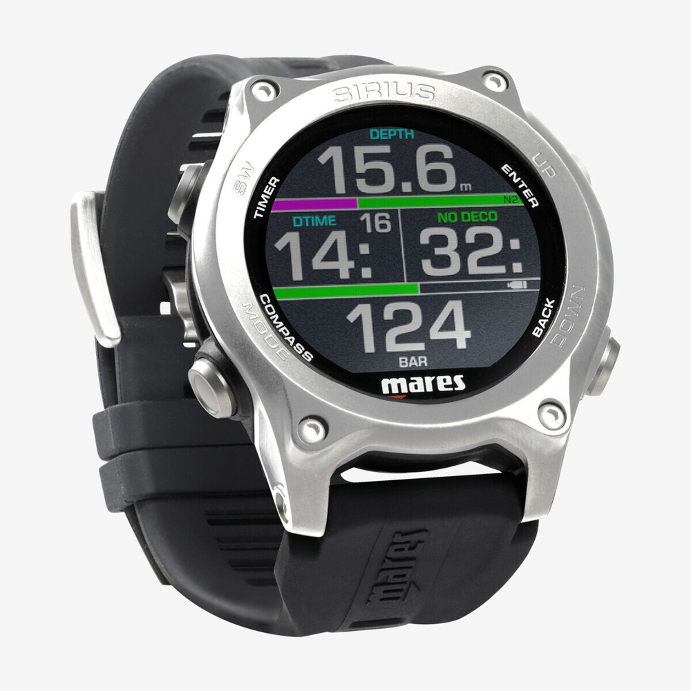 Mares Sirius Dive Computer - Silver
