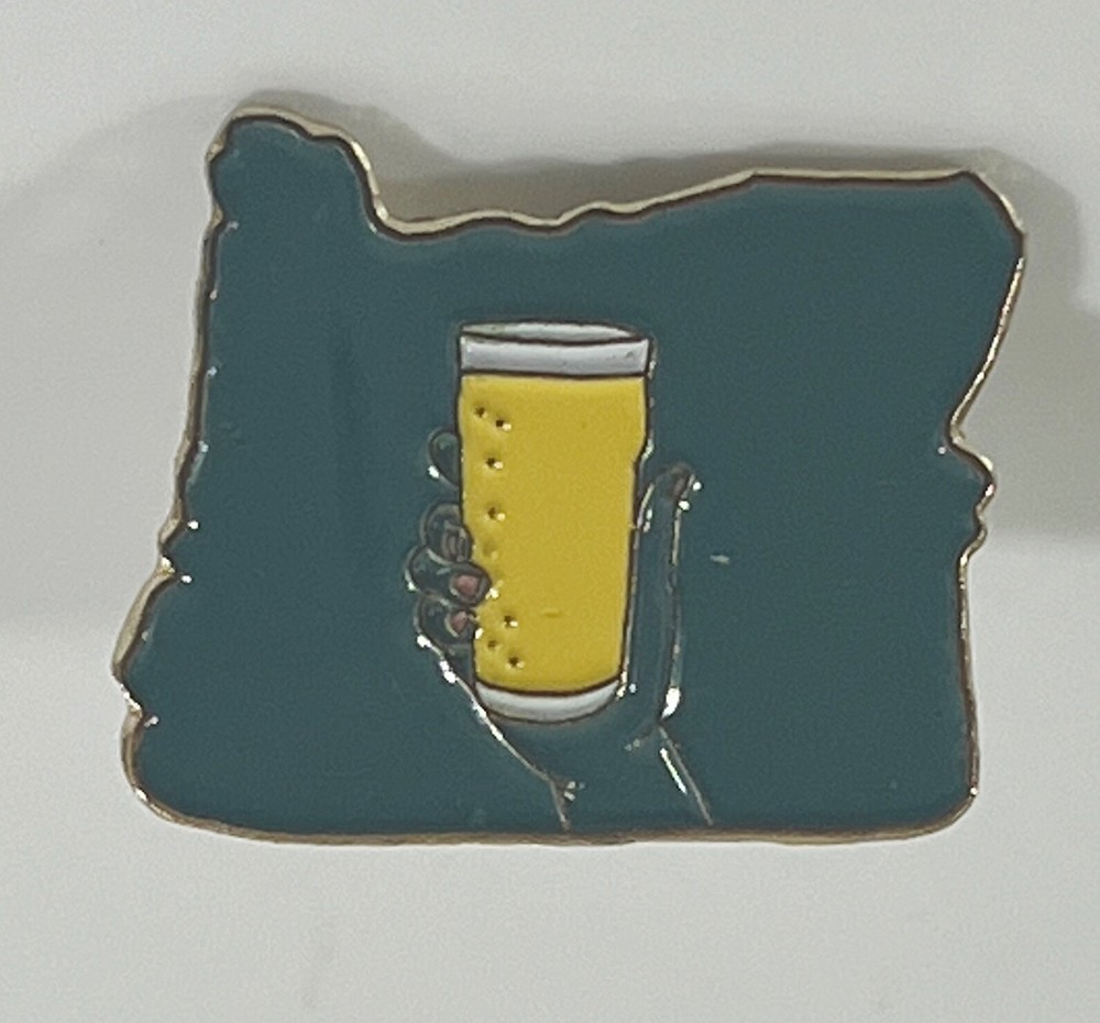 Hand with Beer Lapel Pin
