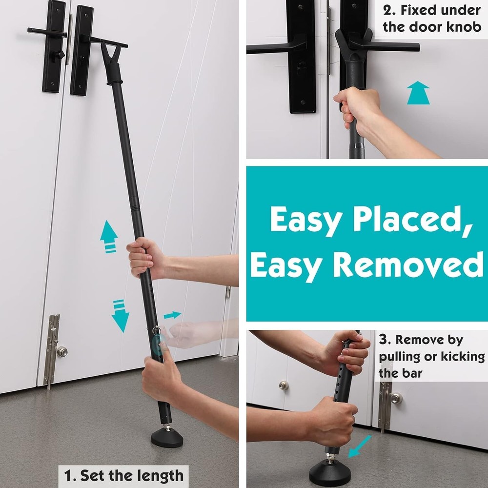 Adjustable Barricade Bar 2-Pack
