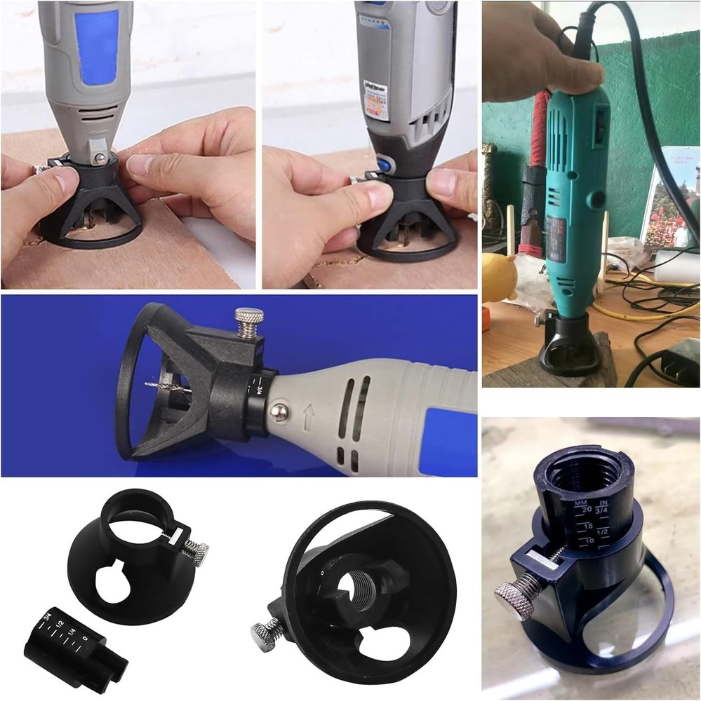 2-Pack Practical Rotary Tool Attachment - Enhance Your Woodworking Projects