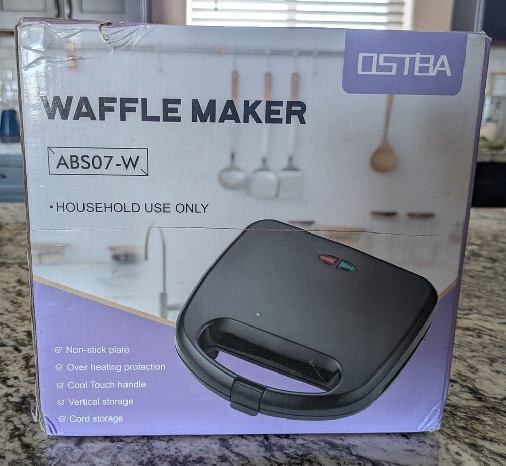OSTBA 2-Slice Waffle Maker