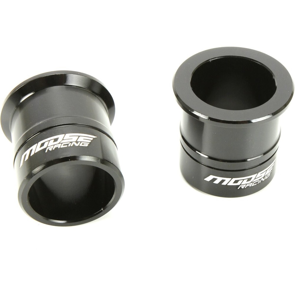 Moose Gloss Black Fast Front Wheel Spacers - 0222-0562