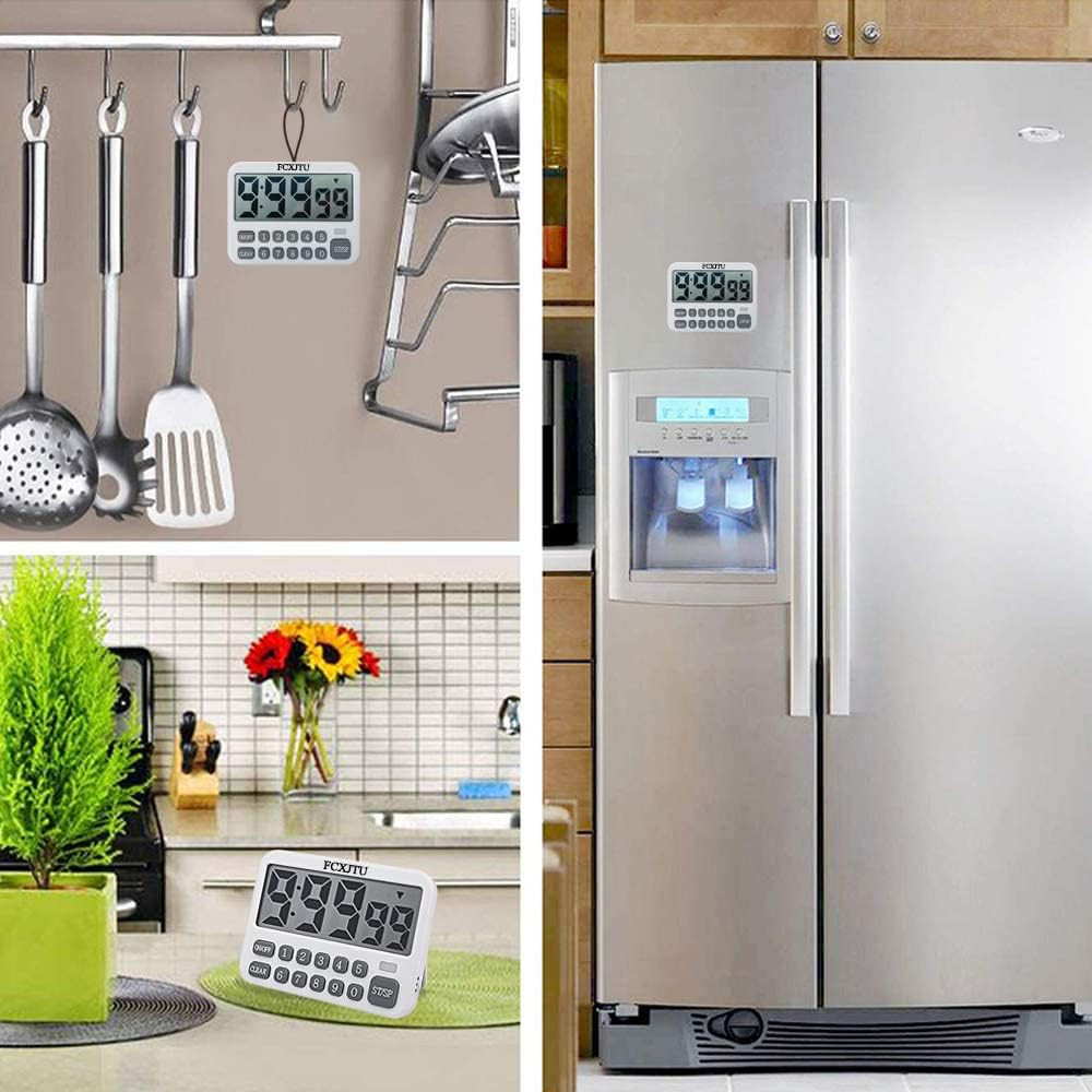 Digital Kitchen Timer, Large Display Countdown/Up Timer with Digits Directly Inp