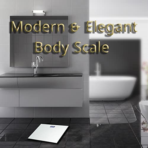 Silver Digital Bathroom Scale For Body Weight Smart Stepon Technology Backlit Lc