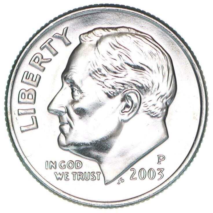 2003 P Uncirculated Roosevelt Dime