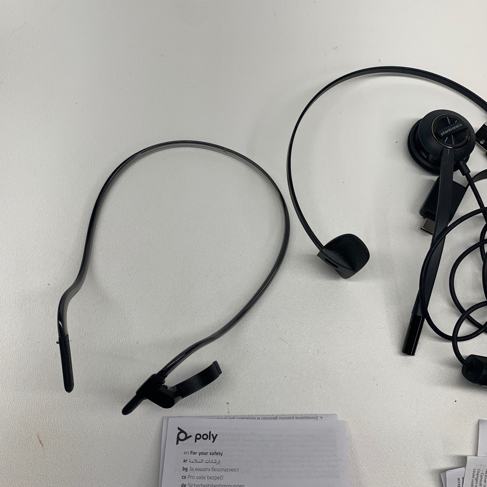 Poly Plantronics + Polycom EncorePro 545 USB-A and USB-C USB Headset