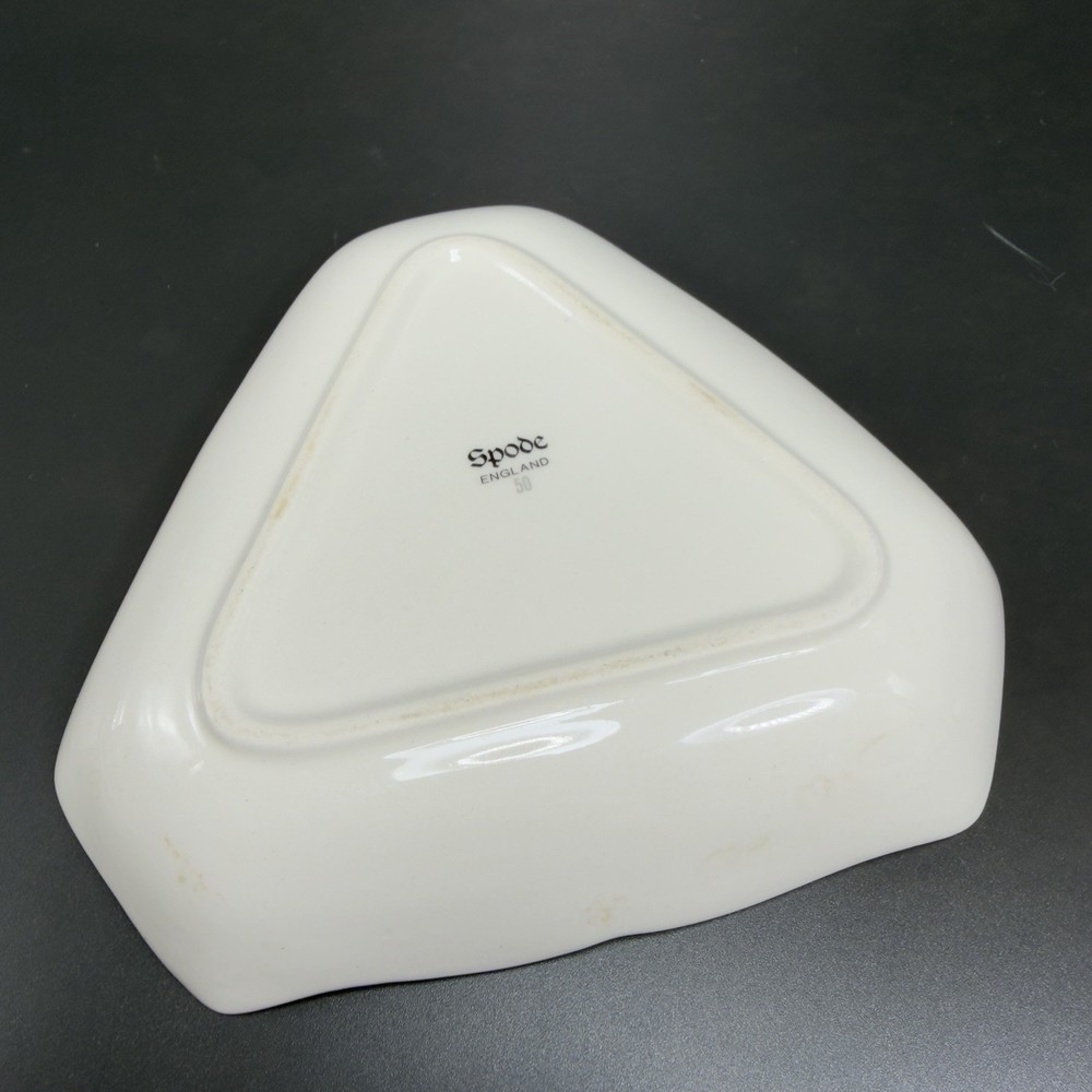 Spode Copeland Wayside Fine Porcelain Triangular Shape Dish Bowl Trinket Dish