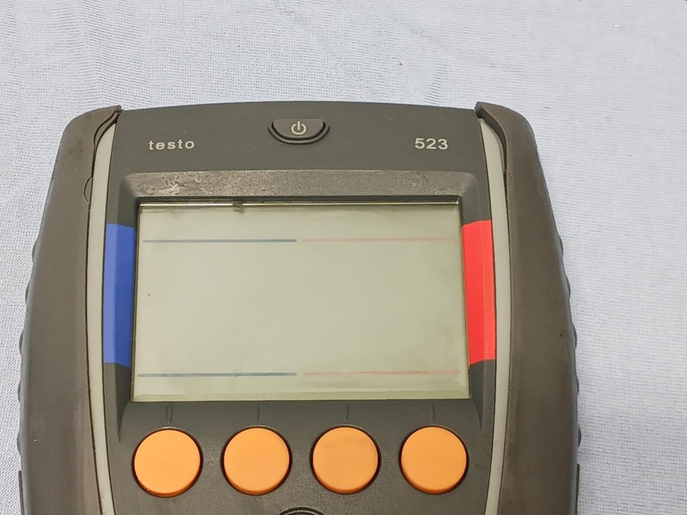 Testo 523 A/C Refrigeration System Analyzer 0560 5231 w/ Case