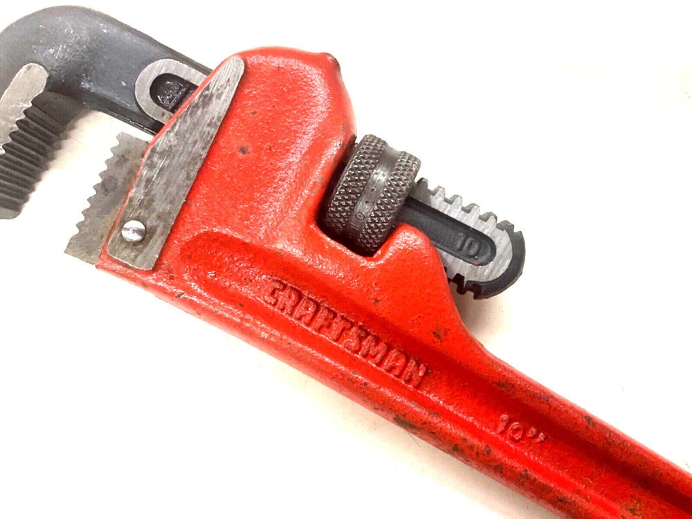 CRAFTSMAN TOOLS 10” ADJUSTABLE PIPE WRENCH, 55676, USA