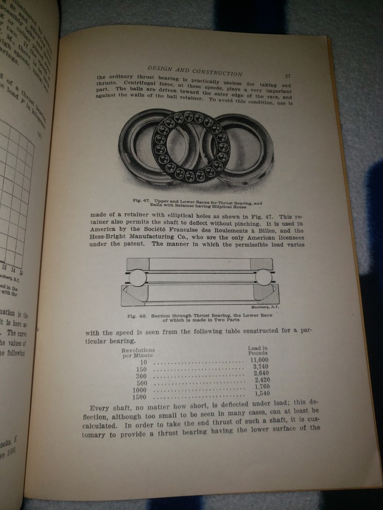 1910 Machinery's Reference #56 Ball Bearings Paperback Guide