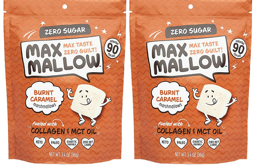 Max Mallow Zero Sugar Burnt Caramel 2 Pack