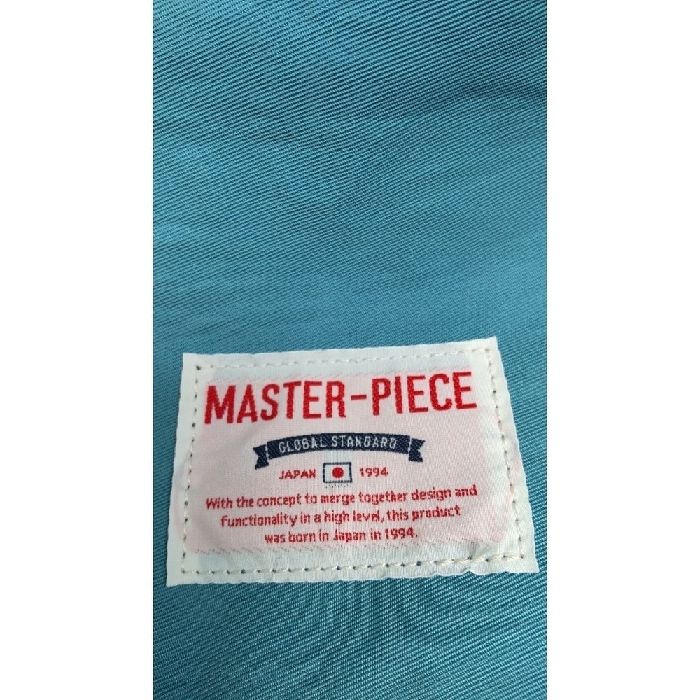 Masterpiece Backpack Blue Leather Cord Adjustable From Japan