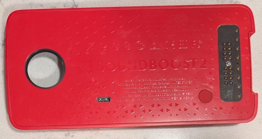 JBL Moto Mod Soundboost 2 Speaker Red